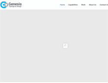 Tablet Screenshot of genesiscd.com